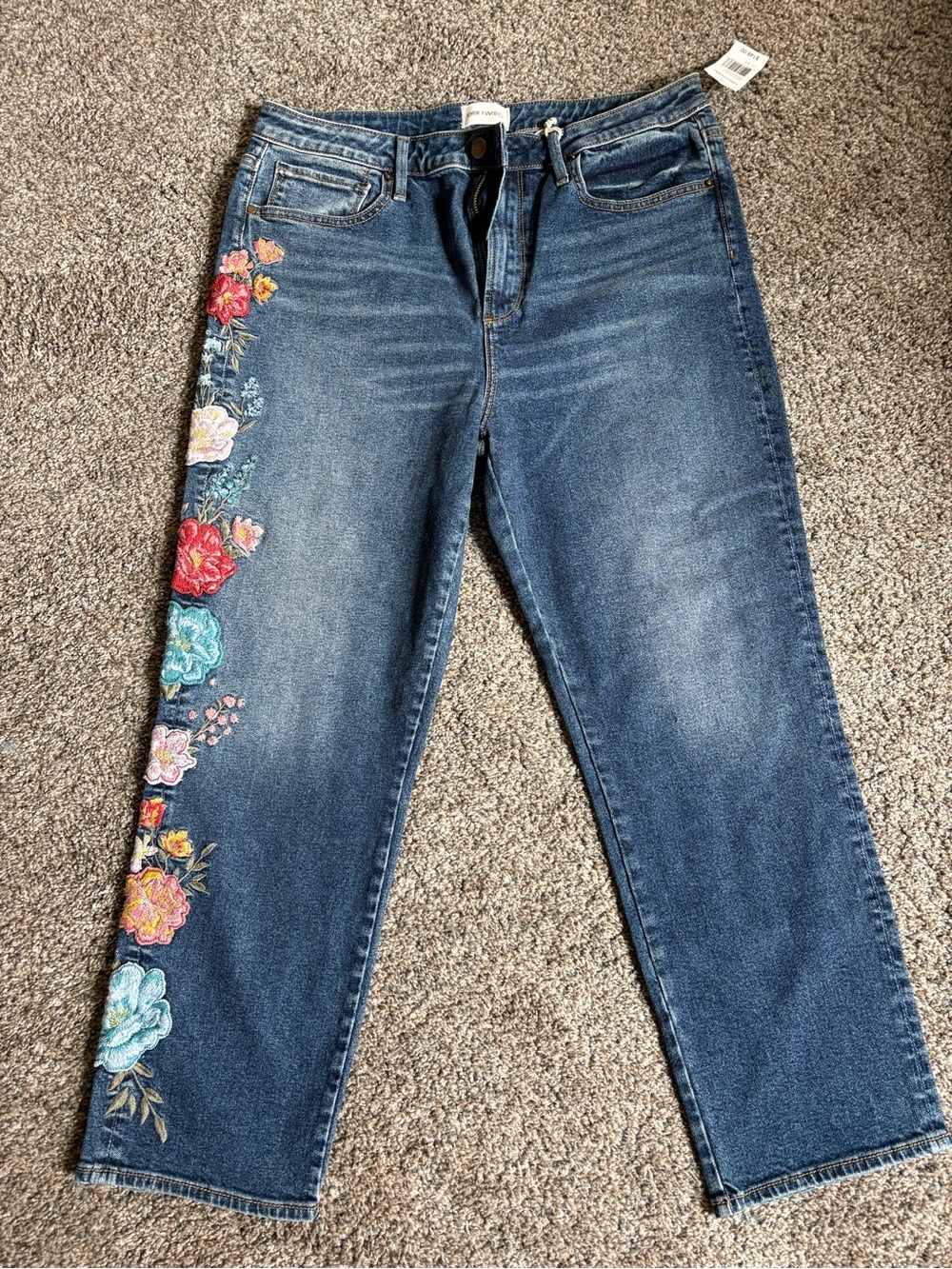 DRIFTWOOD MEG jeans , crop, ankle size 31w, 26 L